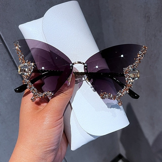 Diamond Butterfly Sunglasses